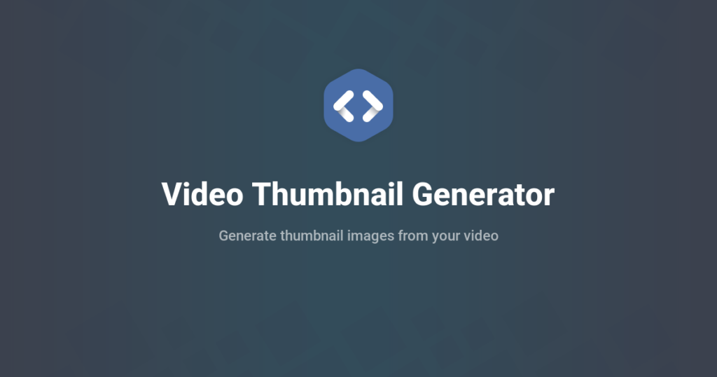 GENERATE THUMBNAIL